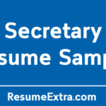 Secretary Resume Sample