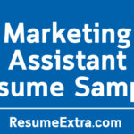 Marketing Assistant Resume Sample