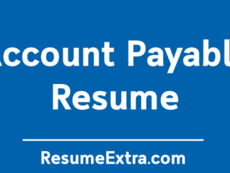 Account Payable Resume Sample