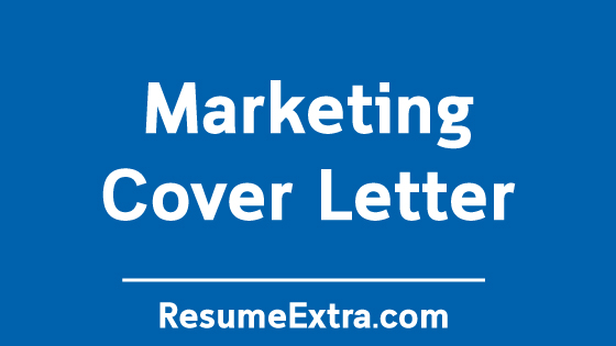 Marketing Cover Letter Sample Marketing Cover Letter Sample