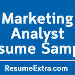 Marketing Analyst Resume Sample