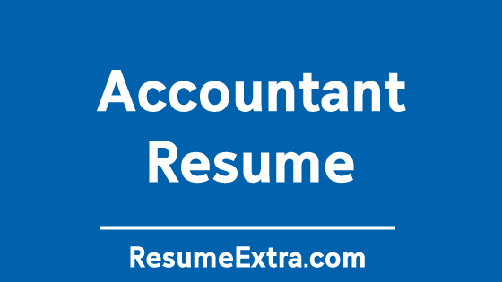 Accountant Resume Sample