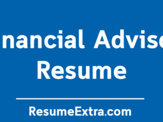 Financial Advisor Resume Sample