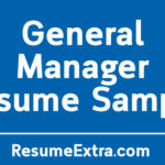 General Manager Resume Sample