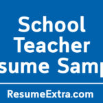 School Teacher Resume Sample