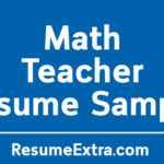 Math Teacher Resume Sample