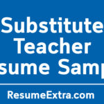 Substitute Teacher Resume Sample