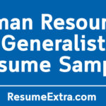 Free Human Resources Generalist Resume Sample