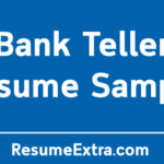 Bank Teller Resume Sample