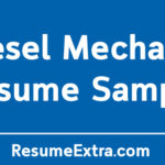 Diesel Mechanic Resume Sample