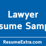 Lawyer Resume Sample