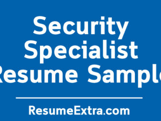 Security Specialist Resume Example