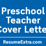 Preschool Teacher Cover Letter Sample