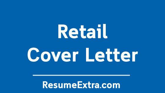 Retail Cover Letter Sample Retail Cover Letter Sample