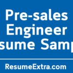 Pre-sales Engineer Resume Sample
