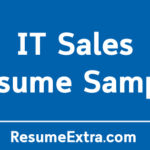 IT Sales Resume Sample