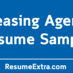 Leasing Agent Resume Sample