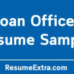 Loan Officer Resume Sample