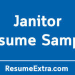 Janitor Resume Sample