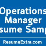 Operations Manager Resume Sample