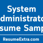 System Administrator Resume Sample