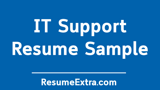 IT Support Resume Sample