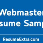 Webmaster Resume Sample