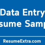 Data Entry Resume Sample