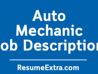 “Auto Mechanic Job Description Sample” is locked Auto Mechanic Job Description Sample