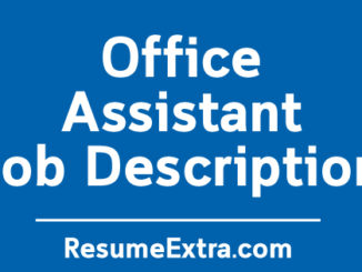 Office Assistant Job Description Sample