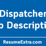 Dispatcher Job Description Sample