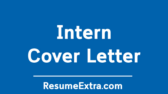 Intern Cover Letter Sample Intern Cover Letter Sample