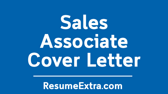 Sales Associate Cover Letter Sample Sales Associate Cover Letter Sample