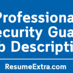 Security Guard Job Description Sample