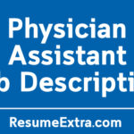 Physician Assistant Job Description Sample