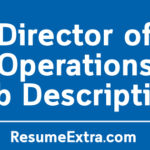 Director Of Operations Job Description Sample