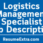 Logistics Management Specialist Job Description Sample
