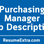Purchasing Manager Description Sample