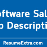 Software Sales Job Description Sample