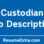 Custodian Job Description Sample