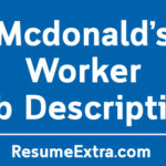 Mcdonald’s Worker Job Description Sample