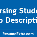 Nursing Student Job Description Sample