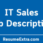 IT Sales Job Description Sample