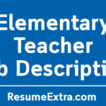 Elementary Teacher Job Description Sample