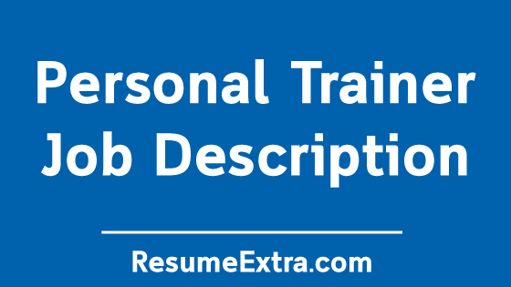 Personal Trainer Job Description Sample